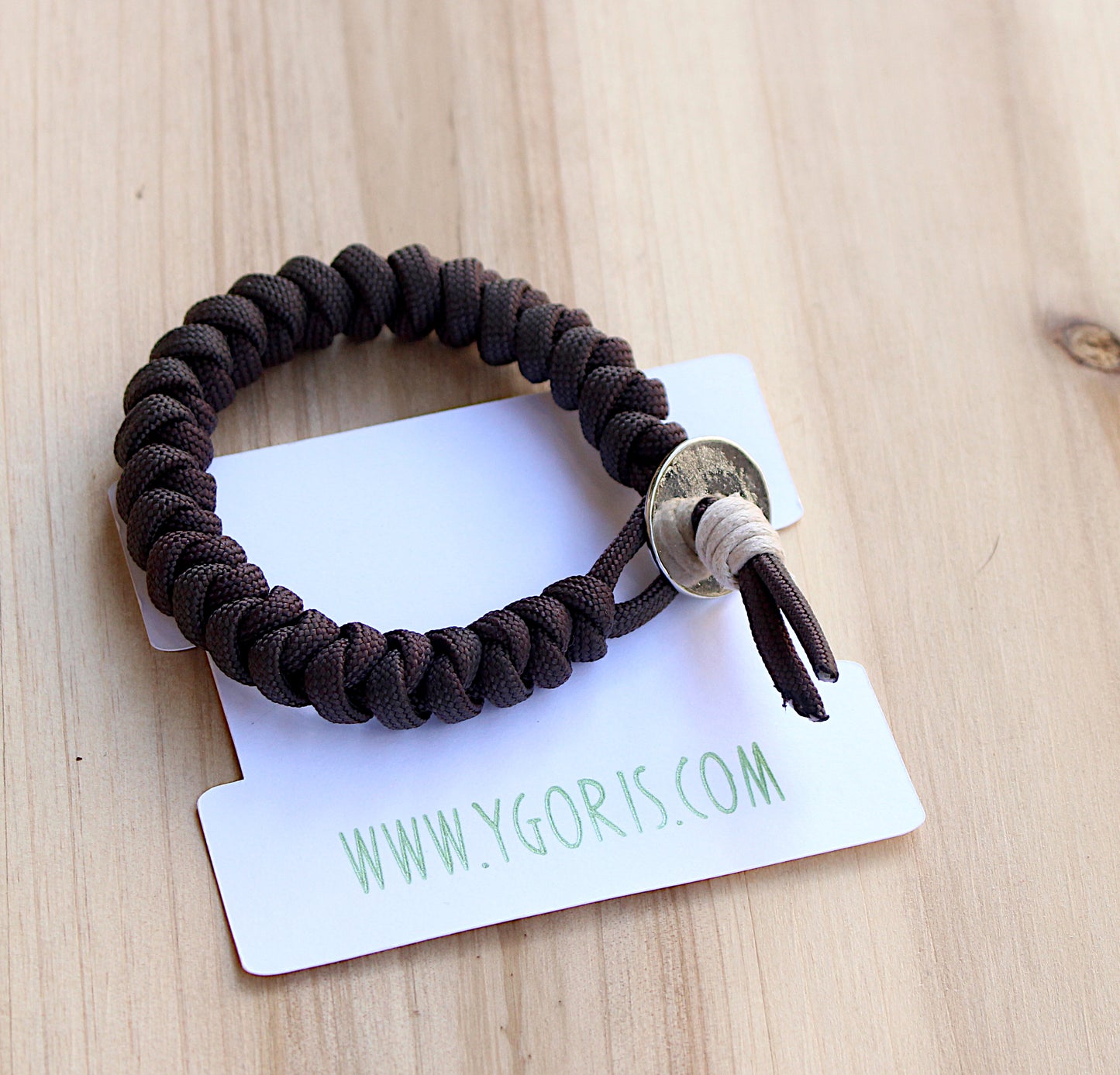Brown snake knot bracelet
