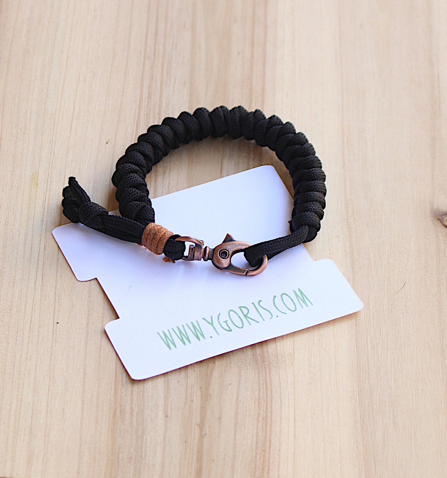 Black snake knot bracelet