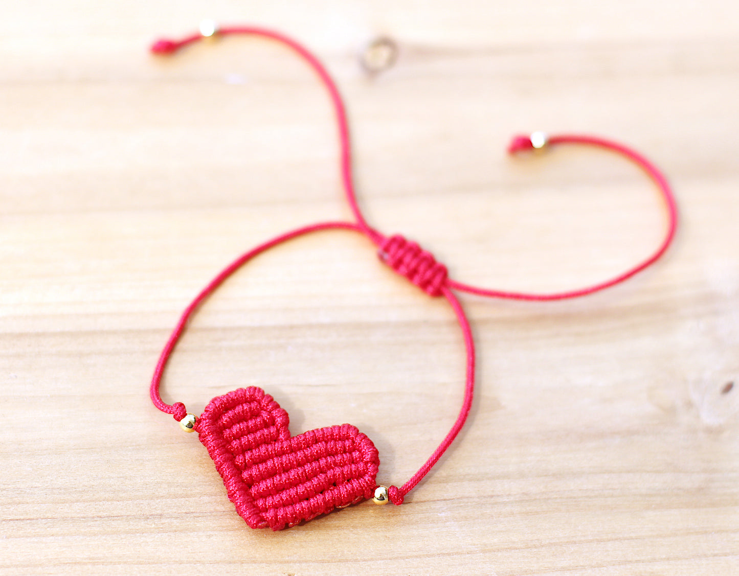 Big heart Chinese cord.