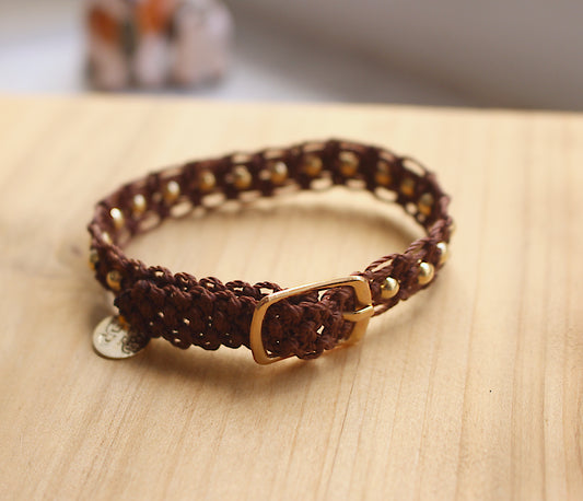 Brown buckle bracelet