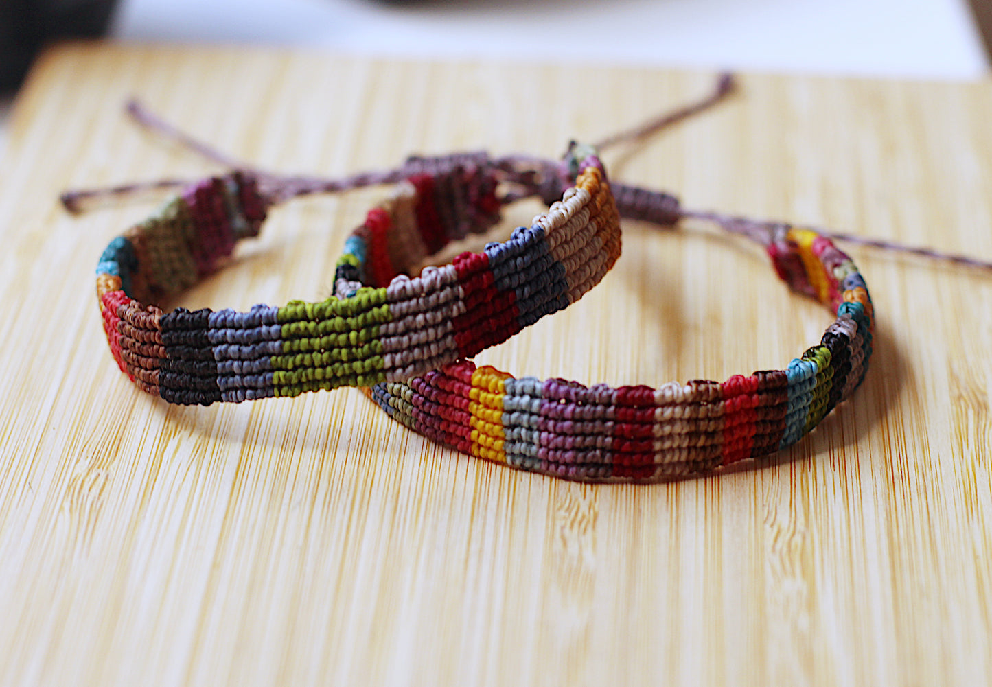 Multicolor male bracelet