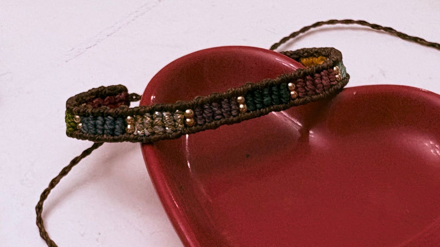 Multicolor skinny bracelet
