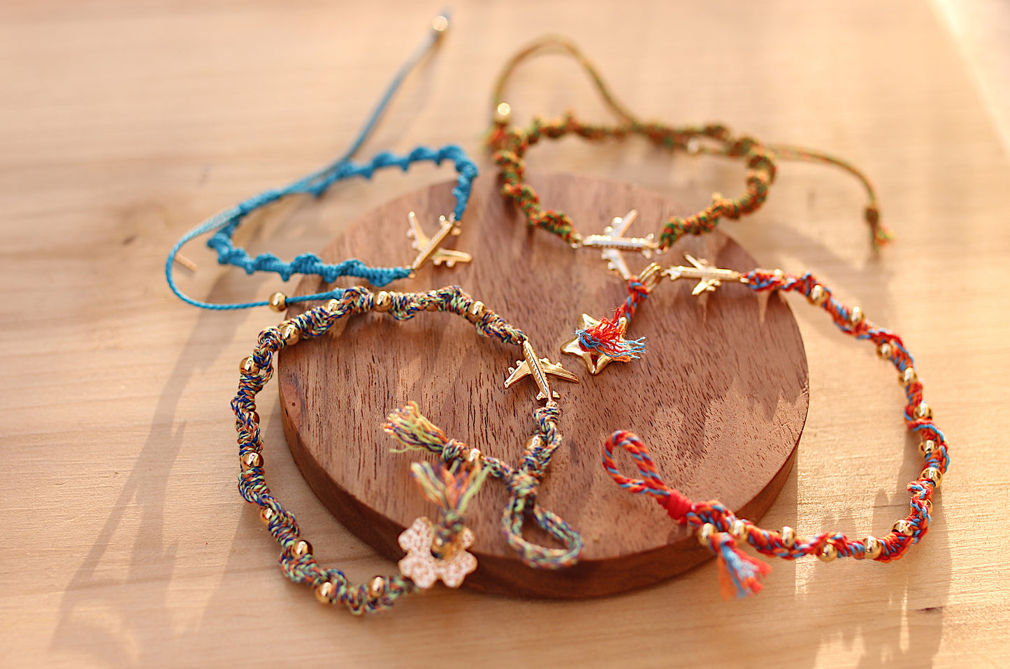 Airplane divider bracelet