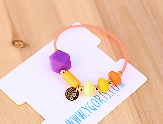 Orange candy look bracelet