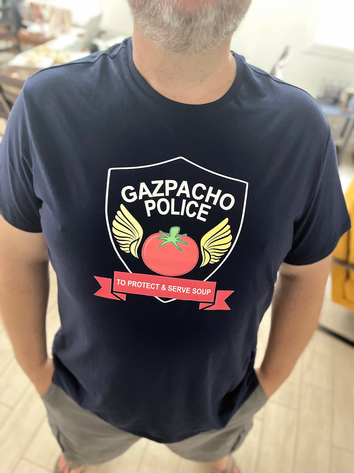 Short sleeve t-shirt Gazpacho police