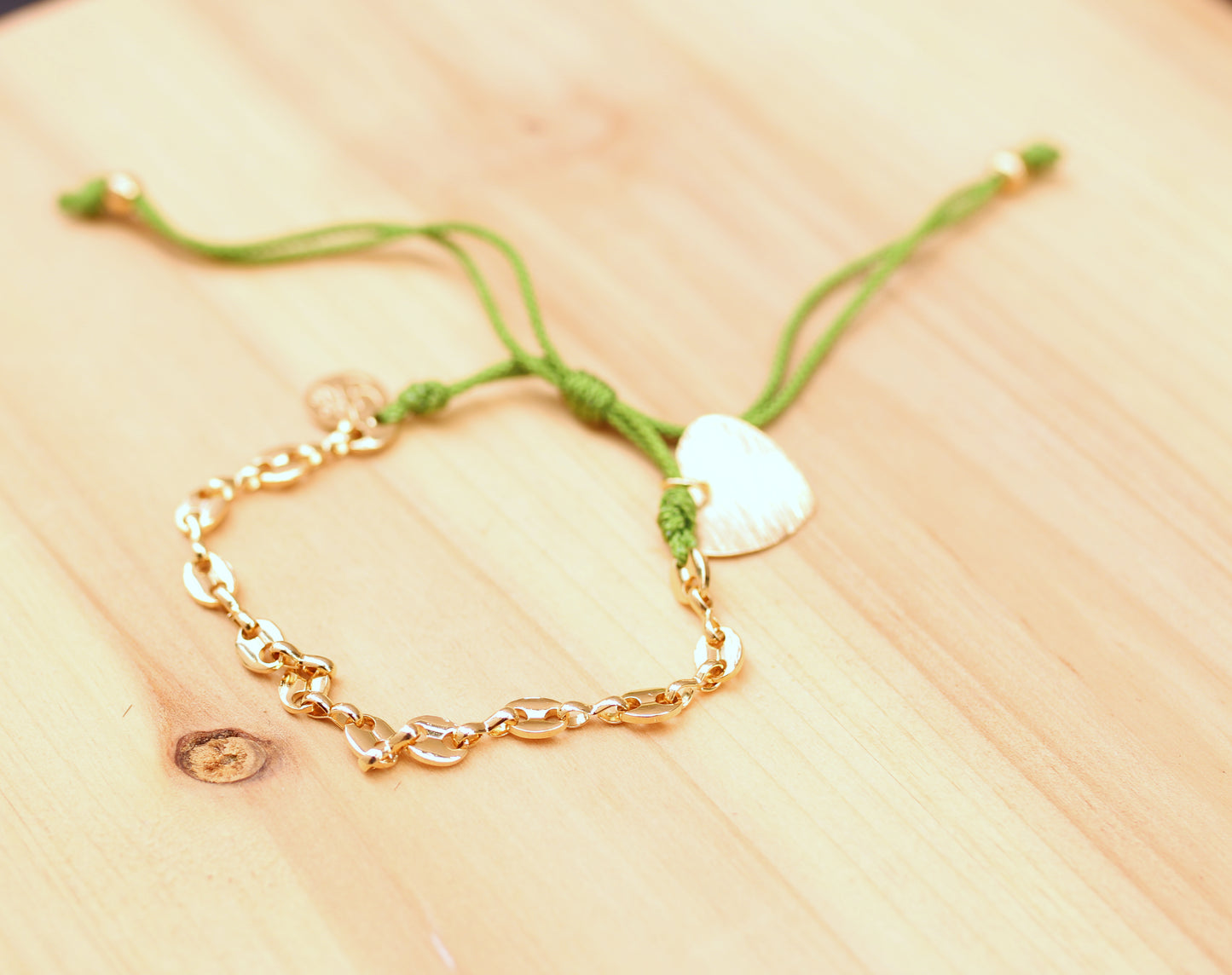 Green trio bracelet