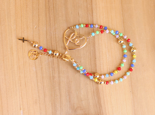 Rosary Bracelet multicolor