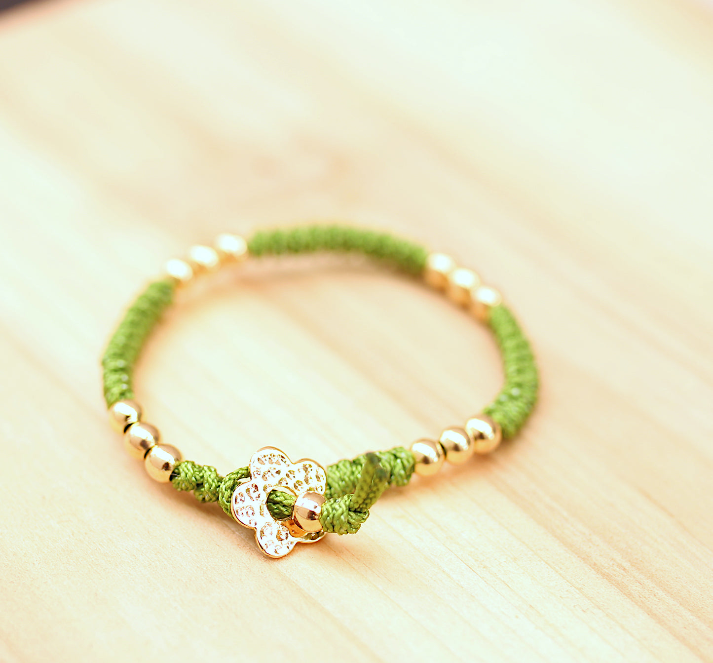 Green trio bracelet